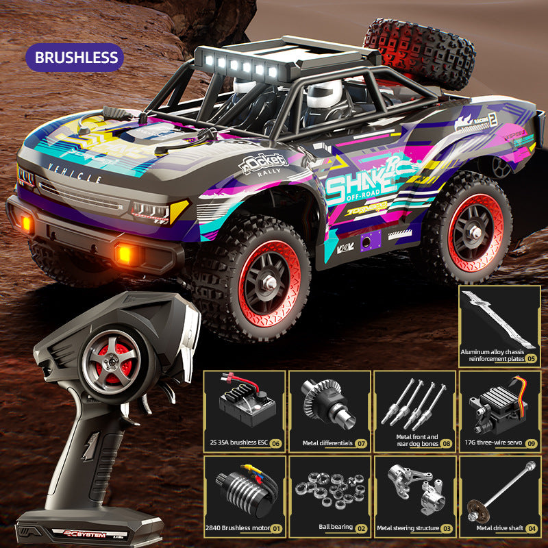 JJRC Brushed Full Proportional RC Remote Control Car 4WD Short Course Off-Road