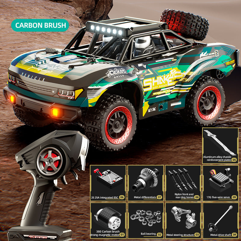 JJRC Brushed Full Proportional RC Remote Control Car 4WD Short Course Off-Road