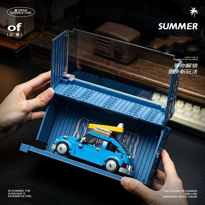 NEW in Creative Model Classic Beetle Car Decoration Building Blocks Bricks Moc Kit Set City Car DIY Toys for Boys Gifts with Box