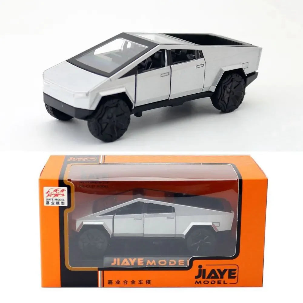 1:36 Cybertruck Alloy Car Model Diecasts Vehicles Toy Cars Sound Light Pickup Truck Kid Children Christmas Gift Boy Toy