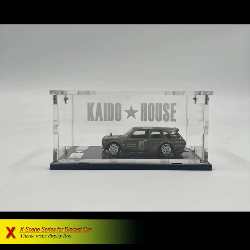 Bob Acrylic 1/64 Model Car Display Case for Minigt Kaidohouse Acrylic Transparent High Grade Box（Without Cars）