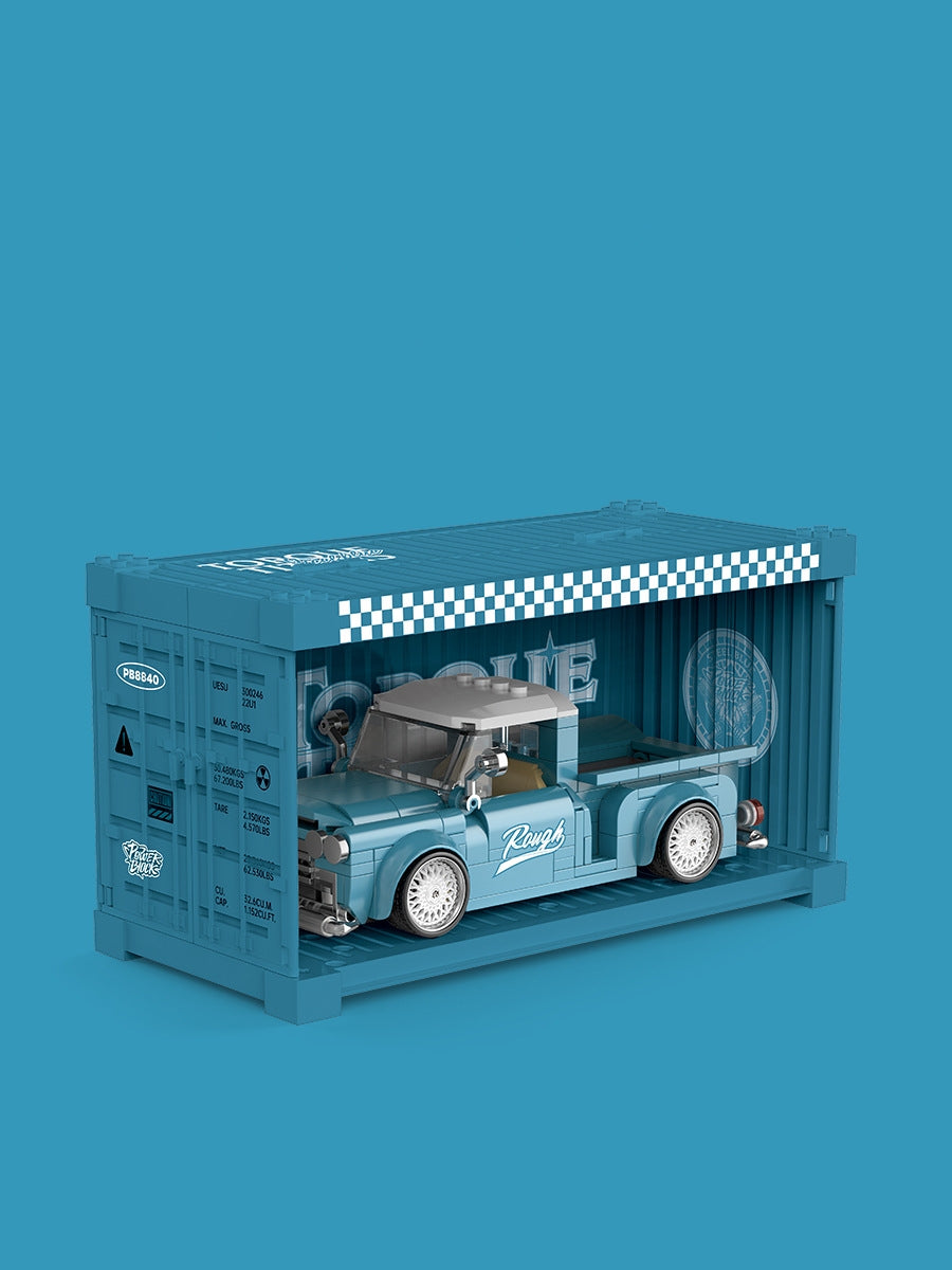 Pipo Building Blocks PB8840 Retro Pickup Truck Car Model